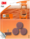 3M---4-FELTRINI-IN-LANA-ULTRA-MORBIDI-CON-CHIODO-D.-22mm