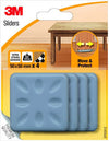 3M---4-PATTINI-QUADRI-PROTETTIVI-CLASSICI-50x50mm
