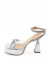 MACH & MACH Sandali Plateau in PVC Doppio Fiocco Mach & Mach da donna