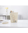 3pz Cestino Portaoggetti Organizzatore Casa Cesto In Plastica ø10.3x12.5cm 79476