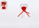 3pz-Cuore-Spillone-26cm-Lettera-Fermabigliettino-Espositore-Regalo-San-Valentino