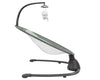 KIKKABOO Sdraietta Dondolo Elettrica Side to Side Swing Twiddle - colore MINT - verde menta - Altalena Musicale per Neonati, Sedia a Dondolo con Telecomando, rilassante, calmante
