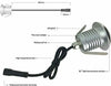 3W-Faretto-Incasso-LED-12V-24V-Segnapasso-Carrabile-Radente-1-Fascio-Esterno-IP67
