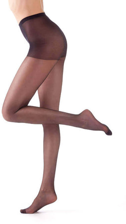 3x Bellissima Collant Velato Ed Opaco Elasticizzato Special 20 Denari Calze con Tassello Copri Dita e Cinturino Comodo Vita Alta Bellissima