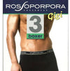 3x Boxer Uomo Gigi Mutande Uomo In Cotone A Tinta Unita Boxer Slip Uomo Co Bielastico Con Elastico E Logo Rossoporpora