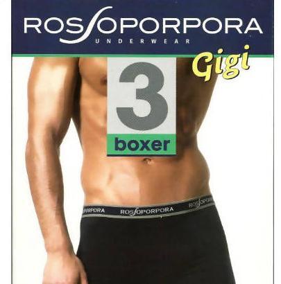 3x Boxer Uomo Gigi Mutande Uomo In Cotone A Tinta Unita Boxer Slip Uomo Co Bielastico Con Elastico E Logo Rossoporpora