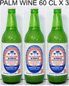 PALM WINE TOP PALM JUICE EMU LINFA DI PALMA 60 CL X 3 BOTTIGLIE AFRICA