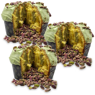 3x Panettoni Al Pistacchio Tradizionali Natalizi 3 Pancòdoro Al Pistacchio Artigianale Fatti a Mano Con Crema Di Pistacchi Glassa Al Pistacchio e Pistacchi in Superficie Alimentari e cura della casa/Pasticceria e prodotti da forno/Torte/Panettoni Conca d’Oro - Campiglia Marittima, Commerciovirtuoso.it