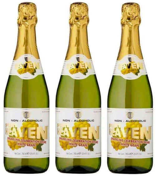 PURE HEAVEN SPARKLING CELEBRATION DRINK WHITE GRAPE ANALCOLICO 750 ML X 3 PZ 