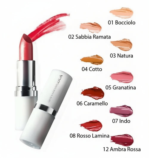 3x Rossetti Brillanti Sant'Angelica Set Rossetti Idratanti Colorati con Vitamina E Olio di jojoba e Filto UV