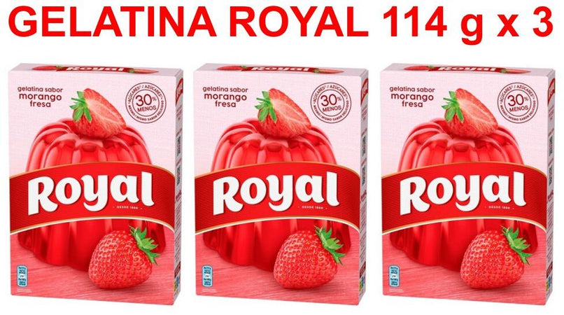 ROYAL GELATINE GUSTO STRAWBERRY FRAGOLA 57 G X 2 = 114 G