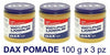 SUPER DAX POMADE 100% PURE LANOLIN HAIR CONDITIONER NOT GUMMY OR STICKY 100 G x 3 barattoli