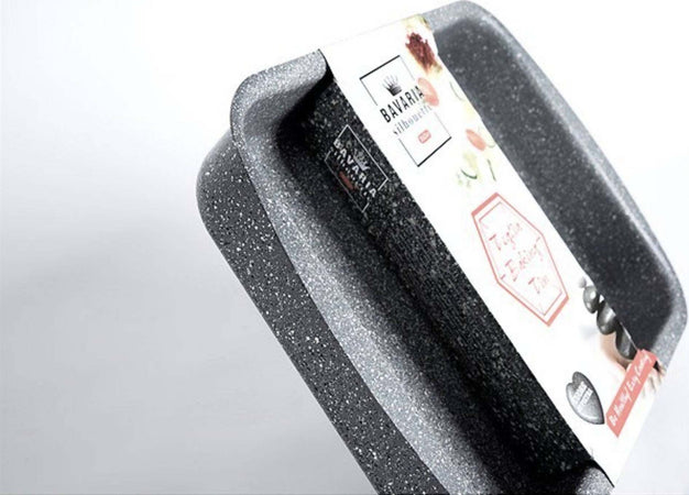 Bavaria Ottingher Tris Teglie Forno Rettangolari 1x25cm 1x30cm 1x35cm Pentole Mineral Stone 100% Made in Italy 3 x Pentola Anti Aderente 99994 tris teglie L'Orchidea - Siderno, Commerciovirtuoso.it