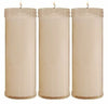 3x Velòn Blanco 14 X 5.5 Cm Con Tubo Protector Candele Bianche Esoteriche per Rituali E Cerimonie