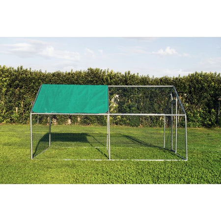 Gabbia per animali da esterno - Recinto per Polli 3 x 4m x 2m H - 12 mq