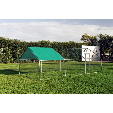 Gabbia per animali da esterno - Recinto per Polli 3 x 6m x 2m H - 18 mq