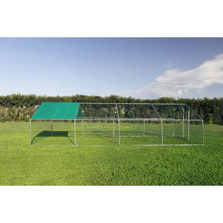Gabbia per animali da esterno - Recinto per Polli 3 x 8m x 2m H - 24 mq