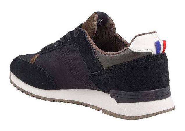 COLMAR Sneakers Uomo art. TRAVIS COLORS 007 in tessuto/suede Black/Brown