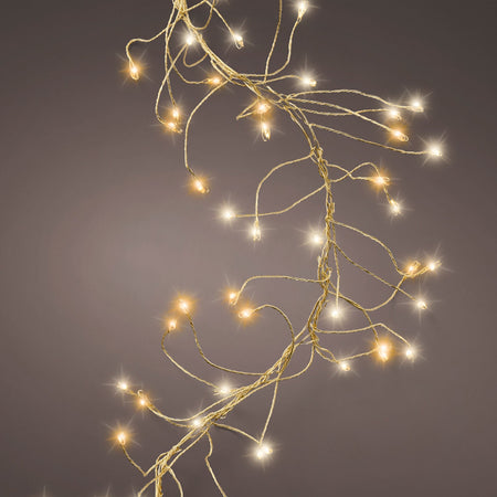 Serie di luci di natale a microLED con giochi di luce da 9 m
