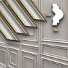4-barre-intere-PRETAGLIATE-AD-ANGOLO-per-Bugna-Boiserie-in-polimeri-linea-GOLD-(doppio-filo-oro)-ral-9010-varie-dimensioni