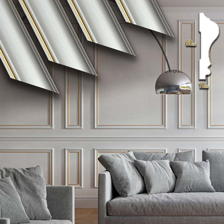 4-barre-intere-PRETAGLIATE-AD-ANGOLO-per-Bugna-Boiserie-in-polimeri-linea-GOLD-(filo-oro)-bianco-Avorio-9010-varie-dimensioni