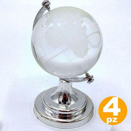 4 BOMBONIERE MAPPAMONDO IN VETRO E ACCIAIO COMUNIONE WEDDING PROMESSA BATTESIMO Casa e cucina/Hobby creativi/Materiali per hobby creativi/Forniture per feste/Bomboniere Trade Shop italia - Napoli, Commerciovirtuoso.it
