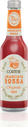4 Bottiglie Di Aranciata Rossa Biologica 275ml Gusto Classico Delle Arance Rosse Italiane