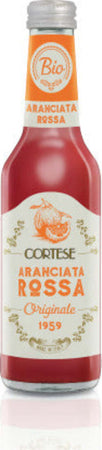 4 Bottiglie Di Aranciata Rossa Biologica 275ml Gusto Classico Delle Arance Rosse Italiane