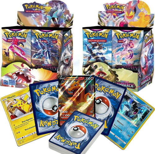 4 Carte Da Collezione Pokemon Gioco Casuali Tra Holo, V, V-max, Gx, Ex, Tg Rare Giochi e giocattoli/Giochi da tavola di società e accessori/Giochi da tavolo/Carte/Mazzi di carte da gioco Trade Shop italia - Napoli, Commerciovirtuoso.it