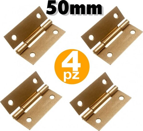 4 Cerniere 50 Mm A Libro Con Kit Di Viti Apertura Per Ante Pensili Mobili Cucina Fai da te/Ferramenta/Minuteria per mobili/Cardini Trade Shop italia - Napoli, Commerciovirtuoso.it