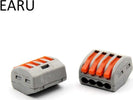 4-Connettori-Elettrici-Conduttori-Morsettiere-Terminali-A-4-Cavi-Fili-A-Leva-32a