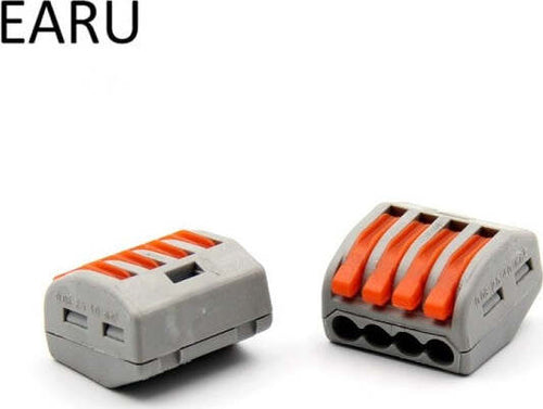 4-Connettori-Elettrici-Conduttori-Morsettiere-Terminali-A-4-Cavi-Fili-A-Leva-32a