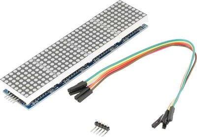 4 in 1 LED DOT Matrix Modulo Display MCU Control kit fai da te con 5 pin Line