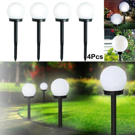 4 Lampione Solare 1 Led Giardino 10 Cm Su Picchetto Lampade Globo Per Esterni Articoli da Giardino > Illuminazione da esterno > Lampade per esterno Trade Shop italia - Napoli, Commerciovirtuoso.it