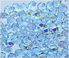 4-mm-Tondo-Sfaccettato-Perline-Di-Vetro-6660-luce-blu-ab-QTY-1