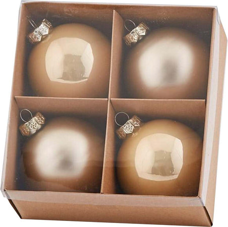 4 Palline in vetro per albero di natale Platino, pendaglio specchiato Tinta unita Casa e cucina/Decorazioni per interni/Addobbi e decorazioni per ricorrenze/Decorazioni natalizie/Addobbi e decorazioni/Palle e palline MagiediNatale.it - Altamura, Commerciovirtuoso.it