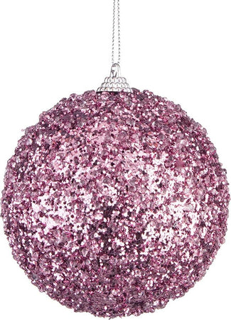 4 palline per albero di natale in plastica rosa da Ø 10 cm pendaglio decorato Casa e cucina/Decorazioni per interni/Addobbi e decorazioni per ricorrenze/Decorazioni natalizie/Addobbi e decorazioni/Palle e palline MagiediNatale.it - Altamura, Commerciovirtuoso.it