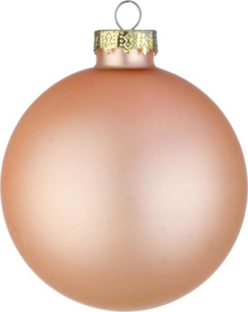 4 palline per albero di natale in vetro Albicocca Opaco da Ø 10 cm pendaglio Tinta Unita Casa e cucina/Decorazioni per interni/Addobbi e decorazioni per ricorrenze/Decorazioni natalizie/Addobbi e decorazioni/Palle e palline MagiediNatale.it - Altamura, Commerciovirtuoso.it