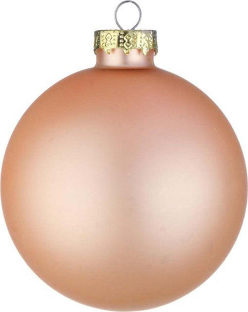 4 palline per albero di natale in vetro Albicocca Opaco da Ø 10 cm pendaglio Tinta Unita Casa e cucina/Decorazioni per interni/Addobbi e decorazioni per ricorrenze/Decorazioni natalizie/Addobbi e decorazioni/Palle e palline MagiediNatale.it - Altamura, Commerciovirtuoso.it