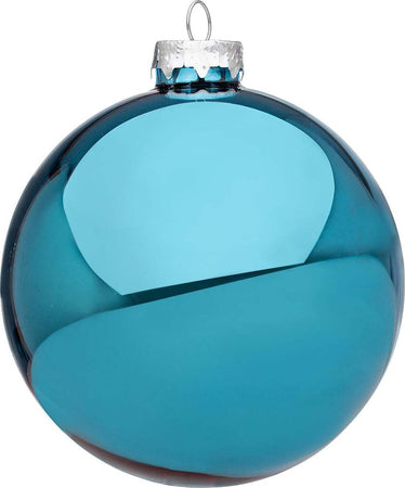 4 palline per albero di natale in vetro Antartico da Ø 10 cm pendaglio Tinta Unita Casa e cucina/Decorazioni per interni/Addobbi e decorazioni per ricorrenze/Decorazioni natalizie/Addobbi e decorazioni/Palle e palline MagiediNatale.it - Altamura, Commerciovirtuoso.it