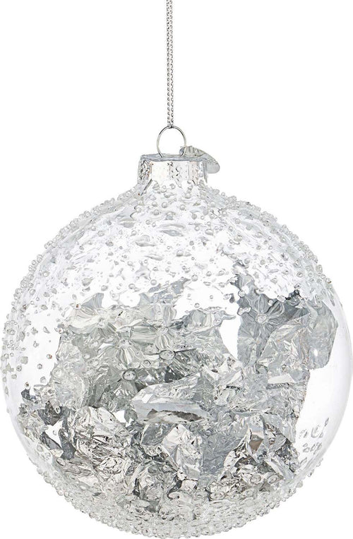 4 palline per albero di natale in vetro Argento da Ø 10 cm pendaglio decorato Casa e cucina/Decorazioni per interni/Addobbi e decorazioni per ricorrenze/Decorazioni natalizie/Addobbi e decorazioni/Palle e palline MagiediNatale.it - Altamura, Commerciovirtuoso.it