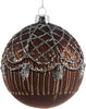4 palline per albero di natale in vetro marrone da Ø 10 cm pendaglio decorato Casa e cucina/Decorazioni per interni/Addobbi e decorazioni per ricorrenze/Decorazioni natalizie/Addobbi e decorazioni/Palle e palline MagiediNatale.it - Altamura, Commerciovirtuoso.it