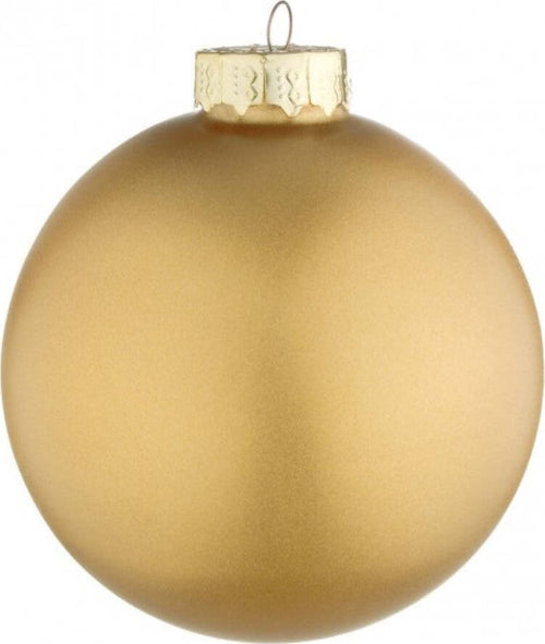 4 palline per albero di natale in vetro Oro Opaco da Ø 10 cm pendaglio Tinta Unita Casa e cucina/Decorazioni per interni/Addobbi e decorazioni per ricorrenze/Decorazioni natalizie/Addobbi e decorazioni/Palle e palline MagiediNatale.it - Altamura, Commerciovirtuoso.it