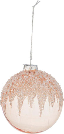 4 palline per albero di natale in vetro rosa da Ø 10 cm pendaglio decorato Casa e cucina/Decorazioni per interni/Addobbi e decorazioni per ricorrenze/Decorazioni natalizie/Addobbi e decorazioni/Palle e palline MagiediNatale.it - Altamura, Commerciovirtuoso.it