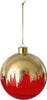 4 palline per albero di natale in vetro Rosso con decoro Oro da Ø 10 cm Casa e cucina/Decorazioni per interni/Addobbi e decorazioni per ricorrenze/Decorazioni natalizie/Addobbi e decorazioni/Palle e palline MagiediNatale.it - Altamura, Commerciovirtuoso.it