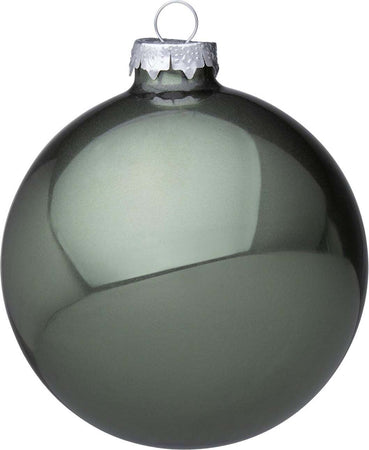 4 palline per albero di natale in vetro Verde Felce da Ø 10 cm pendaglio Tinta Unita Casa e cucina/Decorazioni per interni/Addobbi e decorazioni per ricorrenze/Decorazioni natalizie/Addobbi e decorazioni/Palle e palline MagiediNatale.it - Altamura, Commerciovirtuoso.it