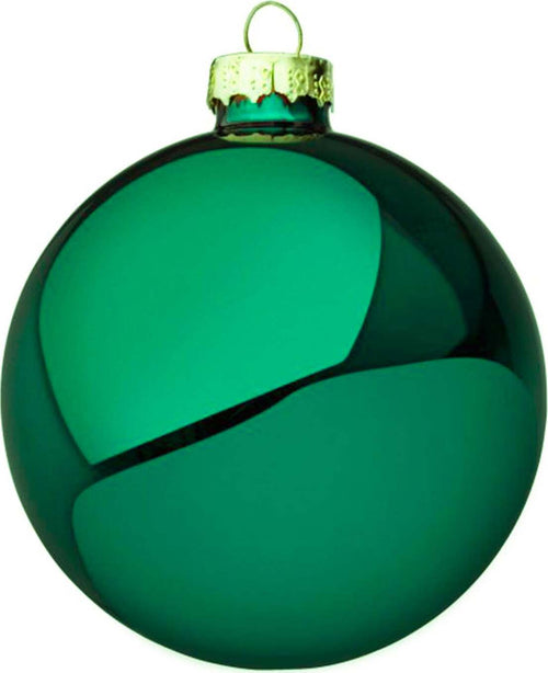 4 palline per albero di natale in vetro Verdone da Ø 10 cm pendaglio Tinta Unita Casa e cucina/Decorazioni per interni/Addobbi e decorazioni per ricorrenze/Decorazioni natalizie/Addobbi e decorazioni/Palle e palline MagiediNatale.it - Altamura, Commerciovirtuoso.it