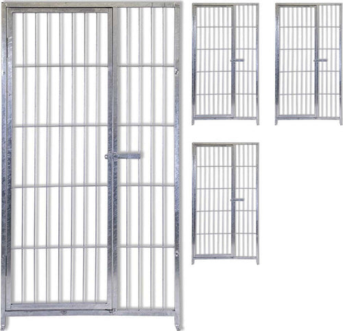 4 Pannelli di Recinzione con Porta Zincato Elettrolitico da 1xh1,80 Metri Fai da te/Prodotti per la costruzione/Materiali da costruzione/Pavimenti di legno e recinzioni/Materiali/Reti di acciaio zincato Ogomondo - Martina Franca, Commerciovirtuoso.it