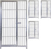 4 Pannelli di Recinzione con Porta Zincatura a Caldo da 1xh1,80 Metri Fai da te/Prodotti per la costruzione/Materiali da costruzione/Pavimenti di legno e recinzioni/Materiali/Reti di acciaio zincato Ogomondo - Martina Franca, Commerciovirtuoso.it