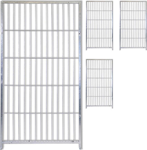 4 Pannelli di Recinzione in Rete Zincatura a Caldo da 1xh1,80 Metri Fai da te/Prodotti per la costruzione/Materiali da costruzione/Pavimenti di legno e recinzioni/Materiali/Reti di acciaio zincato Ogomondo - Martina Franca, Commerciovirtuoso.it